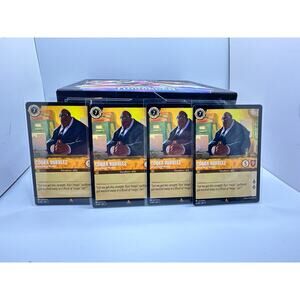 Set of 4 Cobra Bubbles - Just a Social Worker  Disney Lorcana Card, Brand New!